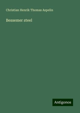 Bessemer steel