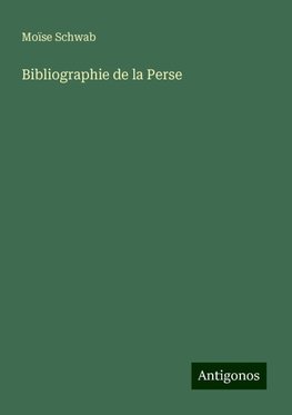 Bibliographie de la Perse