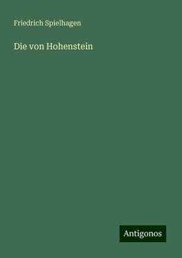 Die von Hohenstein