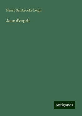 Jeux d'esprit