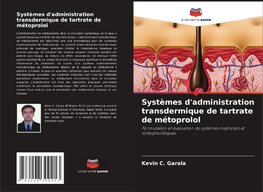 Systèmes d'administration transdermique de tartrate de métoprolol