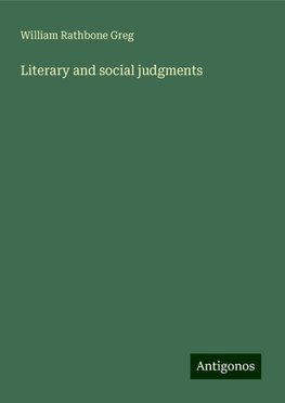 Literary and social judgments