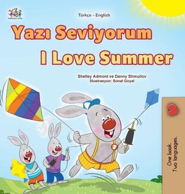 I Love Summer (Turkish English Bilingual Children's Book)