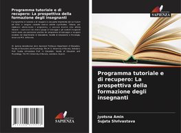 Programma tutoriale e di recupero: La prospettiva della formazione degli insegnanti