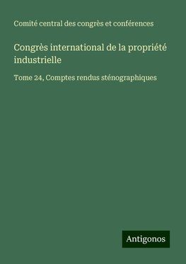 Congrès international de la propriété industrielle