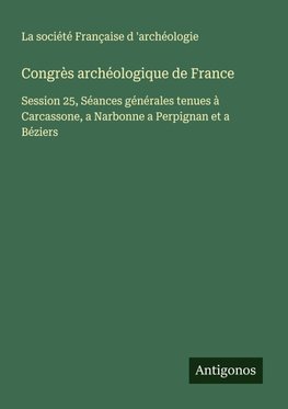 Congrès archéologique de France