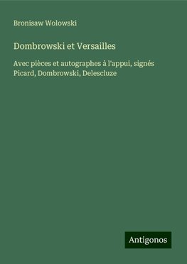 Dombrowski et Versailles