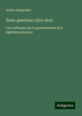 États-généraux 1355-1614