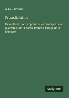 Prosodie latine