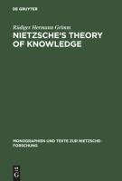 Nietzsche's Theory of Knowledge