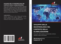 SVILUPPO DELLA DIASPOROLOGIA NEL CONTESTO DELLA GLOBALIZZAZIONE