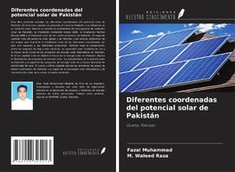 Diferentes coordenadas del potencial solar de Pakistán