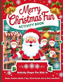 CHRISTMAS Activity Book For Kids 5+