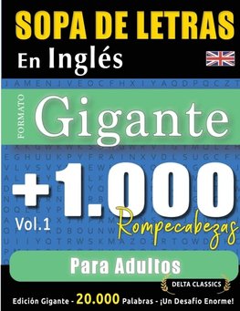 SOPA DE LETRAS EN INGLÉS FORMATO GIGANTE