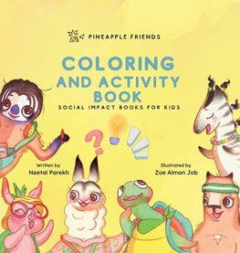 Pineapple Friends Coloring and Activity Book