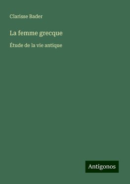 La femme grecque