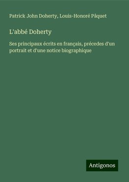 L'abbé Doherty