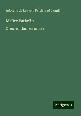 Maître Pathelin