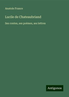 Lucile de Chateaubriand