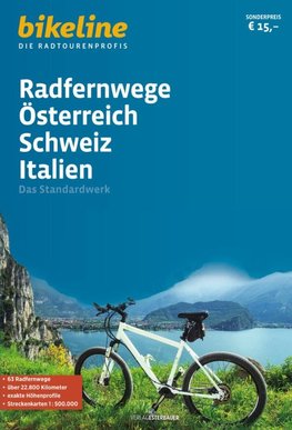 Radfernwege Österreich, Schweiz, Italien