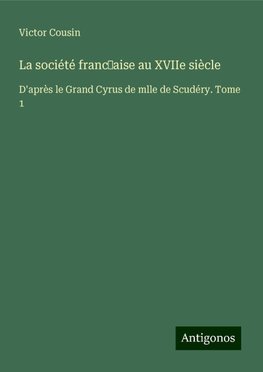 La société franc¿aise au XVIIe siècle