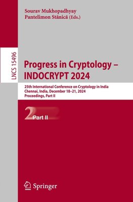 Progress in Cryptology - INDOCRYPT 2024