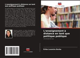 L'enseignement à distance en tant que politique publique