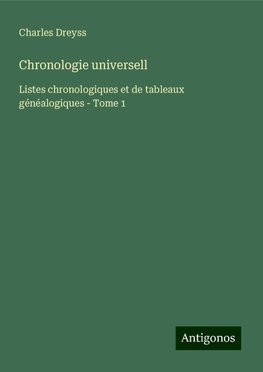 Chronologie universell