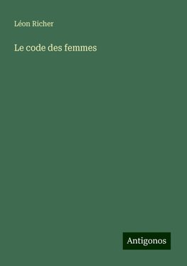 Le code des femmes