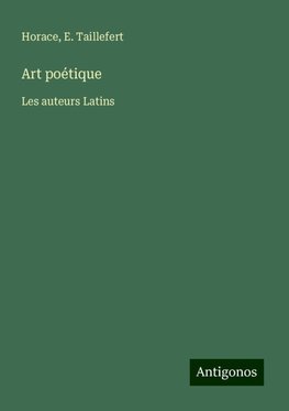 Art poétique