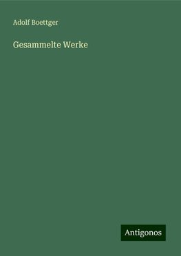 Gesammelte Werke