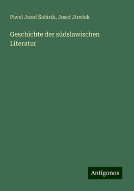 Geschichte der südslawischen Literatur