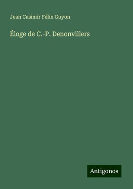 Éloge de C.-P. Denonvillers