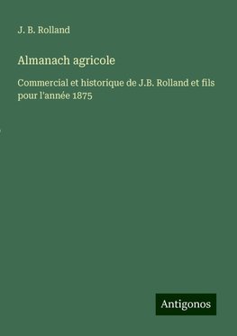 Almanach agricole