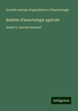 Bulletin d'insectologie agricole