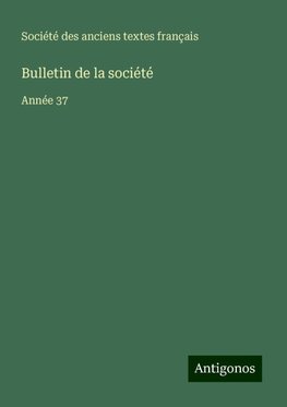 Bulletin de la société