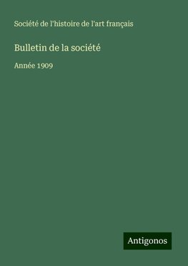 Bulletin de la société