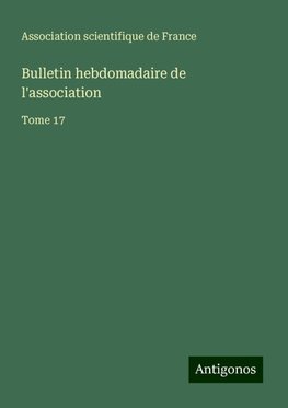 Bulletin hebdomadaire de l'association