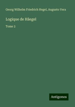 Logique de Hâegel