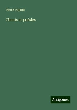 Chants et poésies