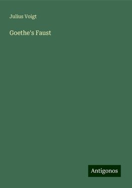 Goethe's Faust