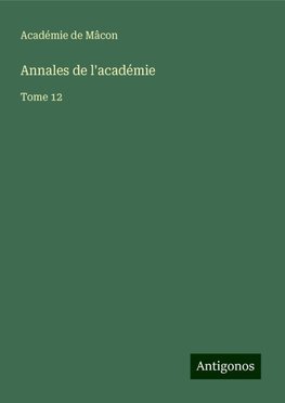 Annales de l'académie