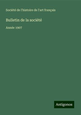 Bulletin de la société