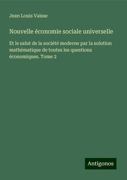 Nouvelle économie sociale universelle