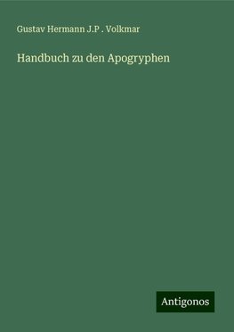 Handbuch zu den Apogryphen