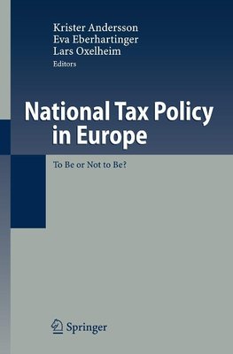 National Tax Policy in Europe