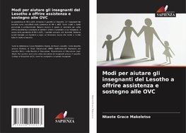 Modi per aiutare gli insegnanti del Lesotho a offrire assistenza e sostegno alle OVC