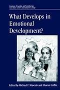 What Develops in Emotional Development?