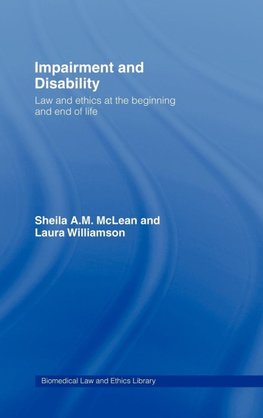 Impairment and Disability