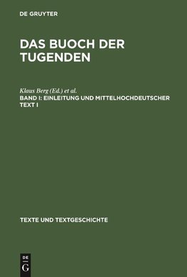 Einleitung und mittelhochdeutscher Text I